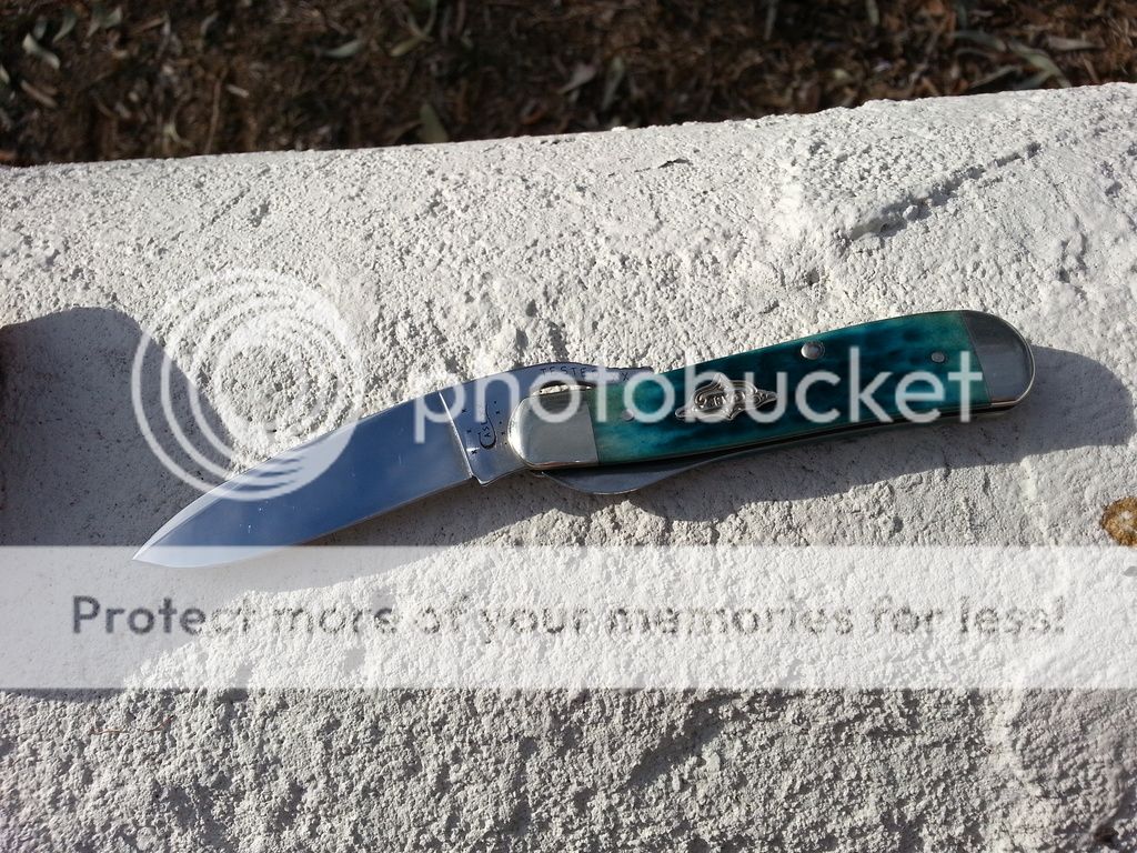 FS Case Russlock Drop Point Blade + Case Leather Sheath