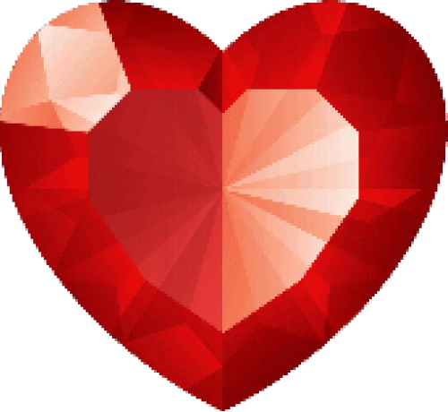 Red diamond heart photo Red diamond heart photo